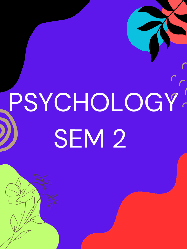 Psychology sem -2